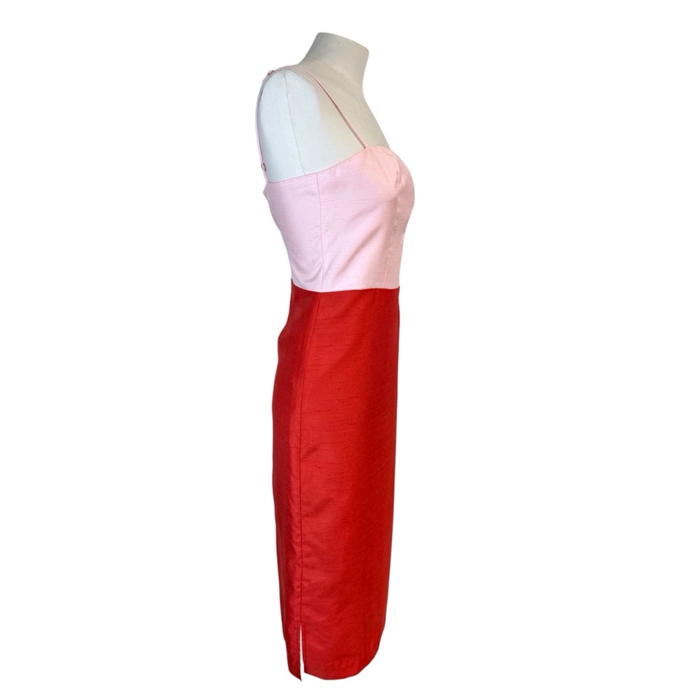 STAUD Pink Red Enzo Two Tone Dress size XS - Picture 9 of 13